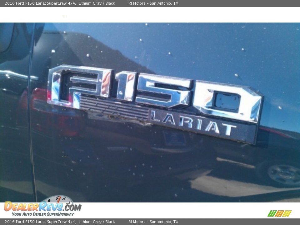 2016 Ford F150 Lariat SuperCrew 4x4 Lithium Gray / Black Photo #5