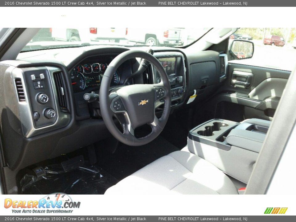 2016 Chevrolet Silverado 1500 LT Crew Cab 4x4 Silver Ice Metallic / Jet Black Photo #7