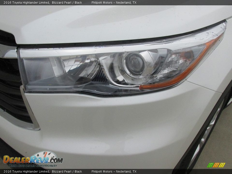 2016 Toyota Highlander Limited Blizzard Pearl / Black Photo #9