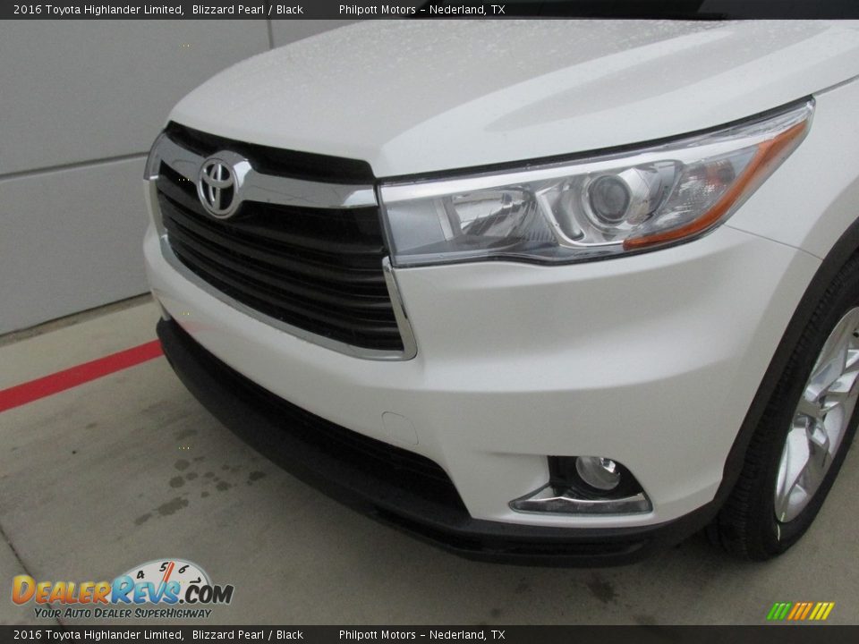 2016 Toyota Highlander Limited Blizzard Pearl / Black Photo #10