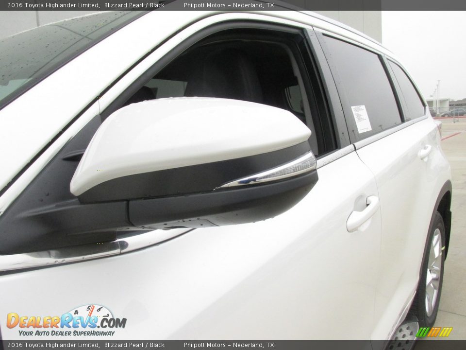 2016 Toyota Highlander Limited Blizzard Pearl / Black Photo #13