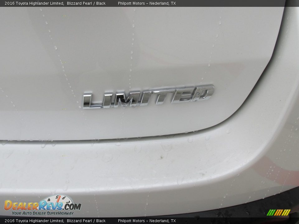 2016 Toyota Highlander Limited Blizzard Pearl / Black Photo #15