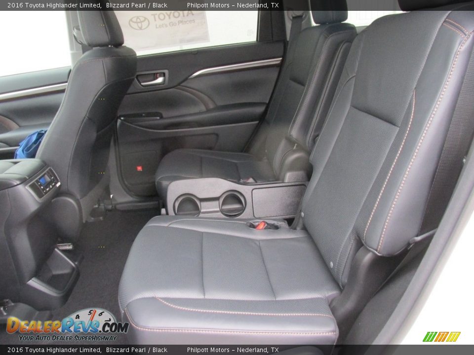 2016 Toyota Highlander Limited Blizzard Pearl / Black Photo #20