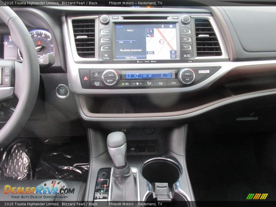 2016 Toyota Highlander Limited Blizzard Pearl / Black Photo #27