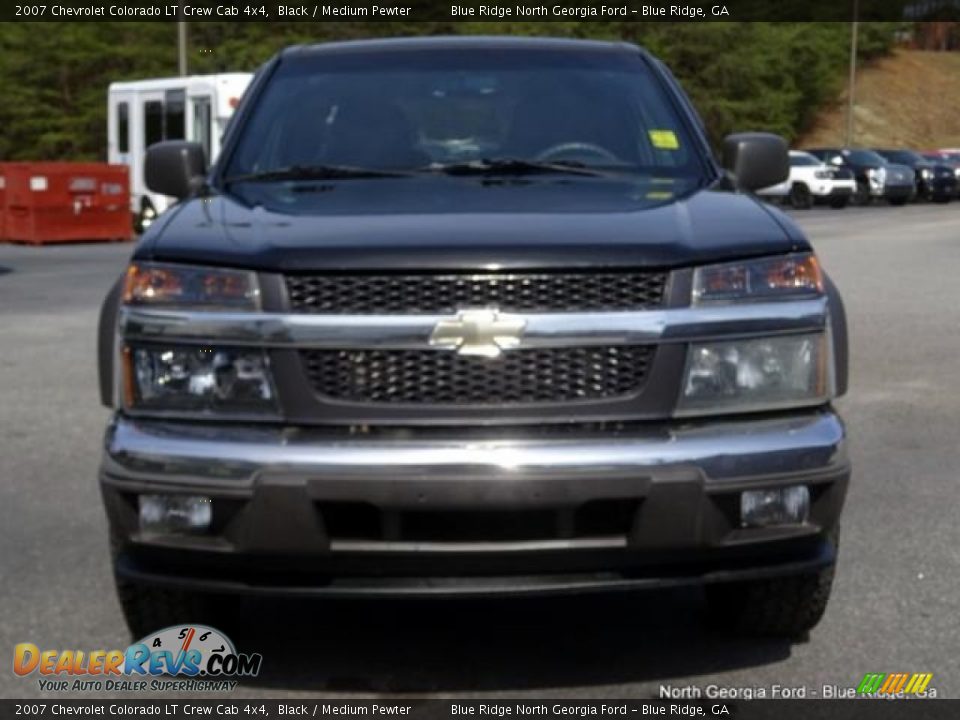 2007 Chevrolet Colorado LT Crew Cab 4x4 Black / Medium Pewter Photo #8