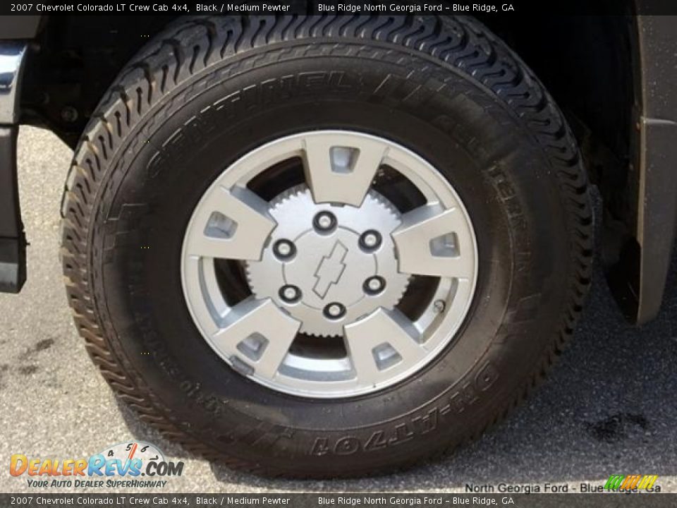 2007 Chevrolet Colorado LT Crew Cab 4x4 Black / Medium Pewter Photo #9