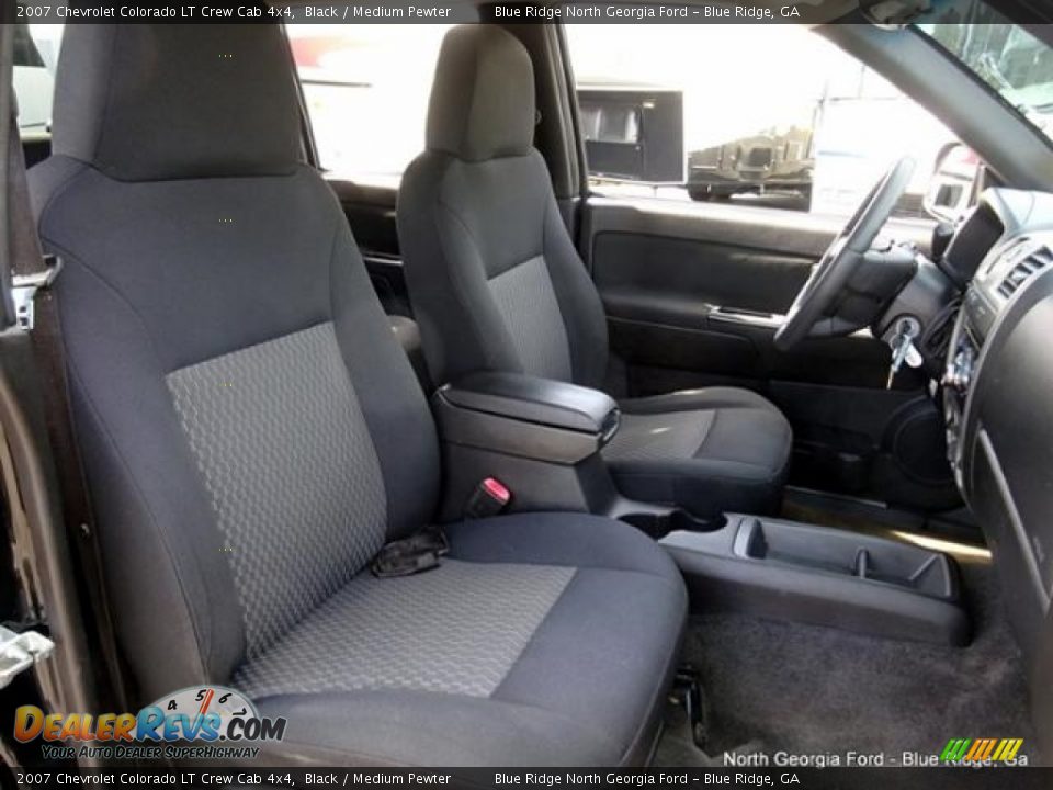 2007 Chevrolet Colorado LT Crew Cab 4x4 Black / Medium Pewter Photo #12