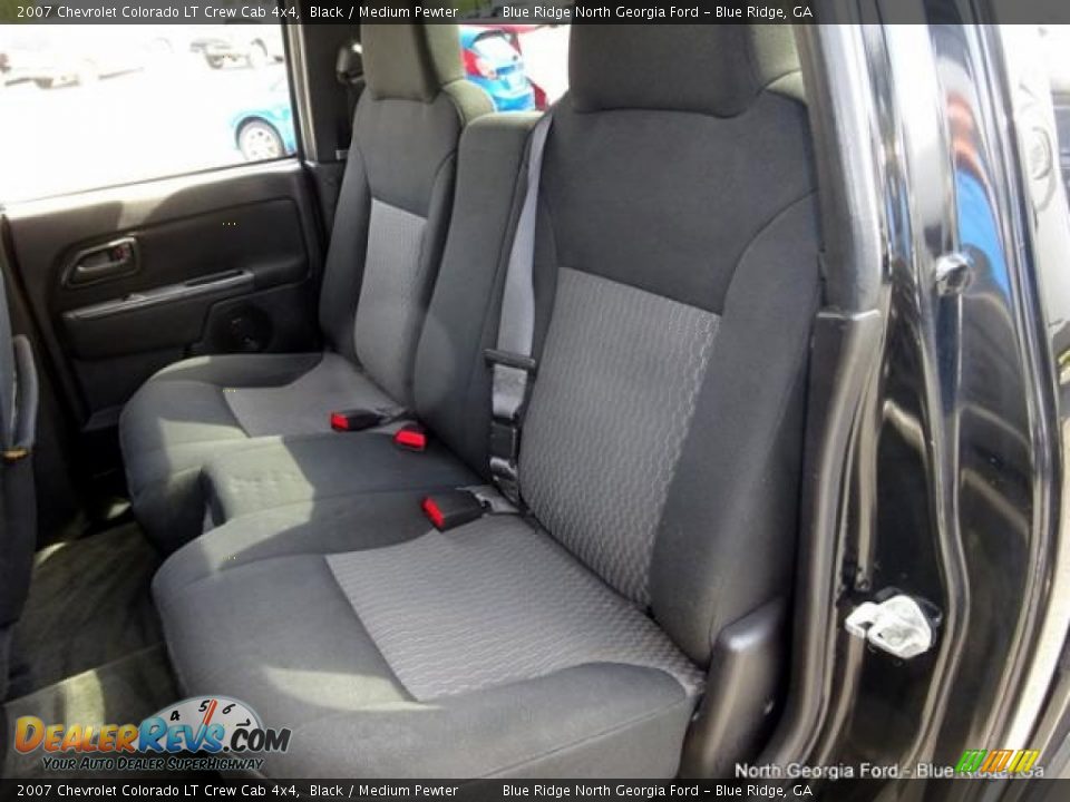 2007 Chevrolet Colorado LT Crew Cab 4x4 Black / Medium Pewter Photo #13