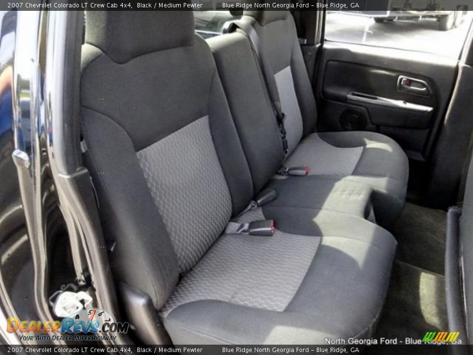 2007 Chevrolet Colorado LT Crew Cab 4x4 Black / Medium Pewter Photo #14
