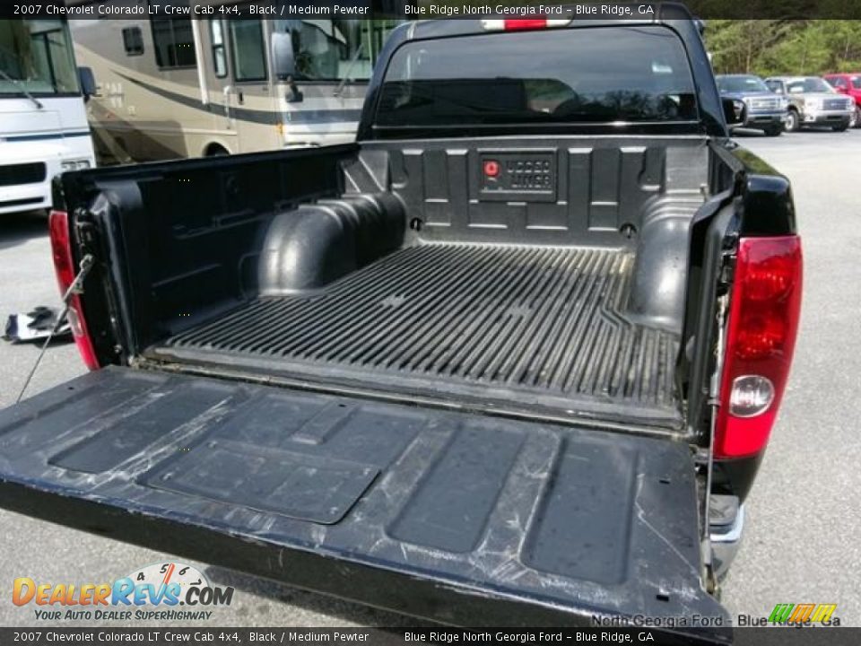 2007 Chevrolet Colorado LT Crew Cab 4x4 Black / Medium Pewter Photo #15