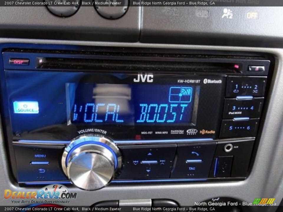 2007 Chevrolet Colorado LT Crew Cab 4x4 Black / Medium Pewter Photo #22