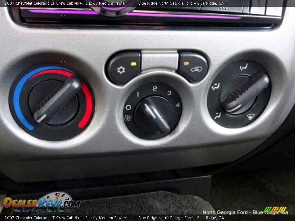 2007 Chevrolet Colorado LT Crew Cab 4x4 Black / Medium Pewter Photo #23