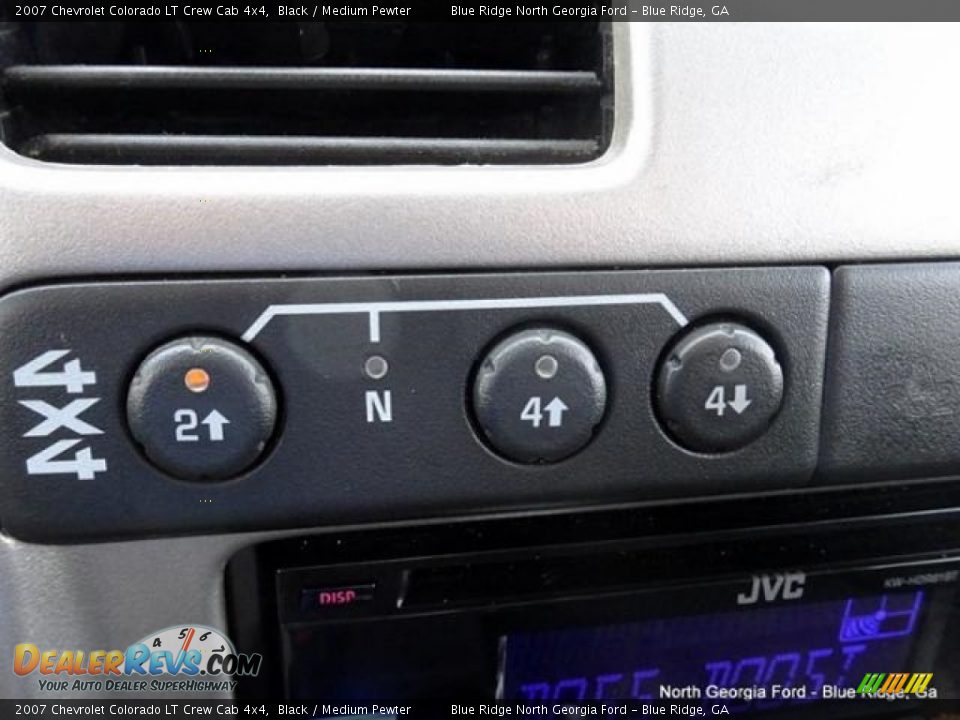 2007 Chevrolet Colorado LT Crew Cab 4x4 Black / Medium Pewter Photo #24