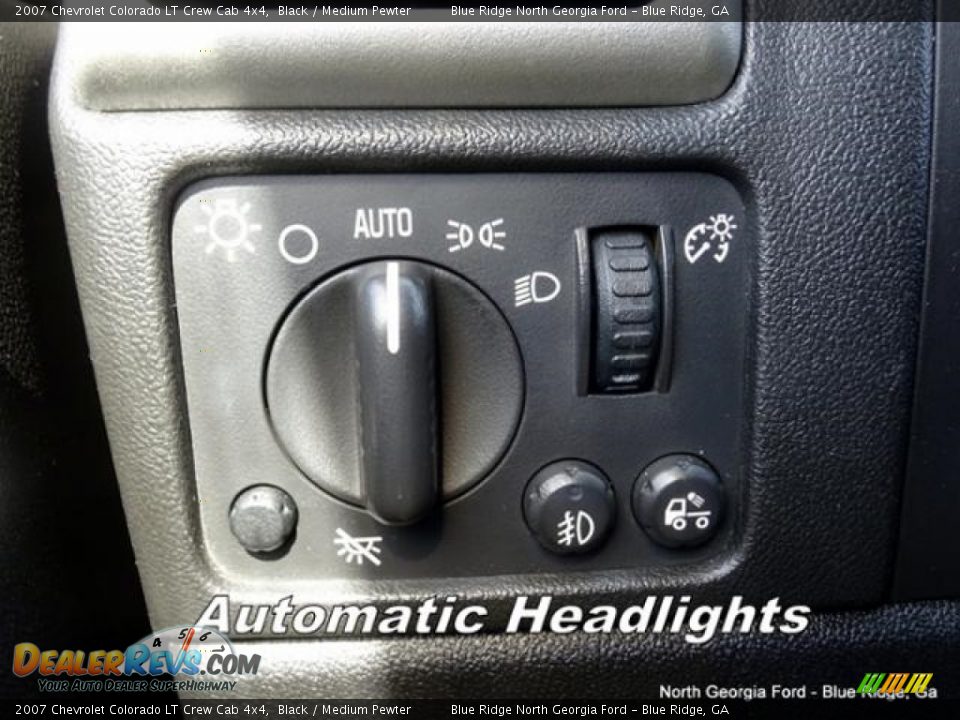2007 Chevrolet Colorado LT Crew Cab 4x4 Black / Medium Pewter Photo #25