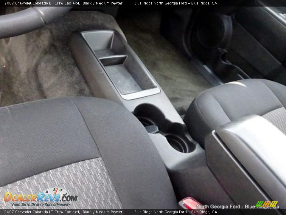 2007 Chevrolet Colorado LT Crew Cab 4x4 Black / Medium Pewter Photo #26