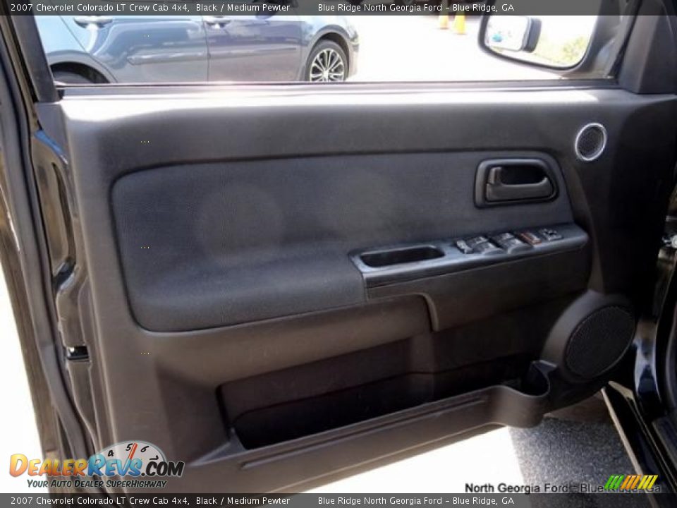 2007 Chevrolet Colorado LT Crew Cab 4x4 Black / Medium Pewter Photo #28