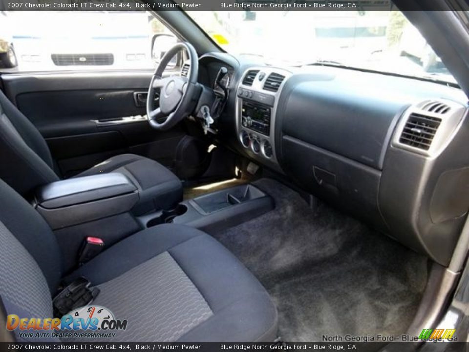 2007 Chevrolet Colorado LT Crew Cab 4x4 Black / Medium Pewter Photo #30