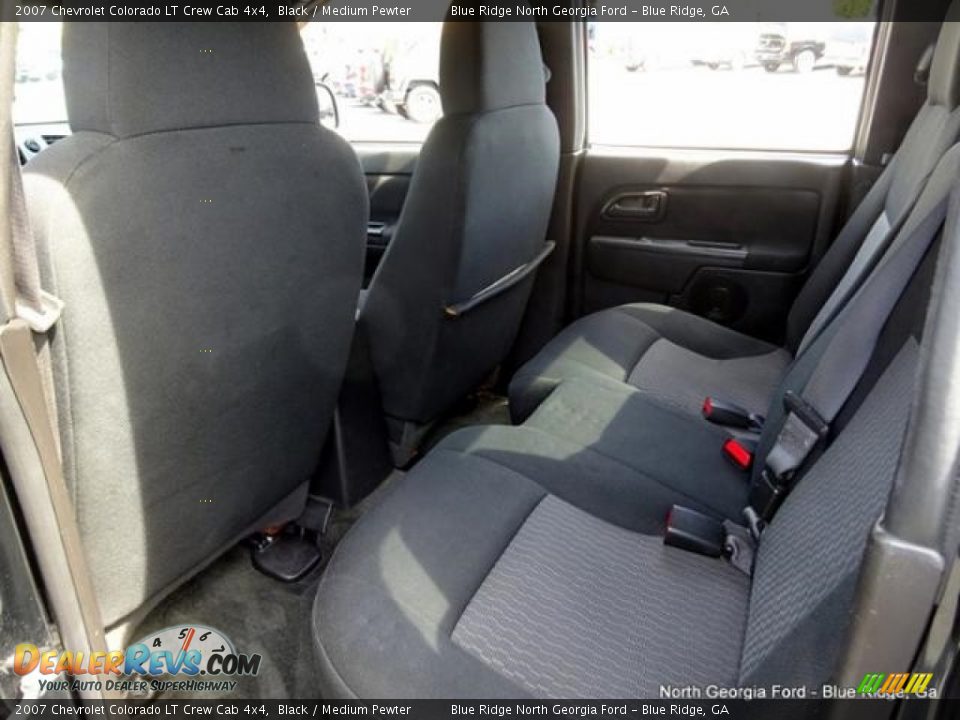2007 Chevrolet Colorado LT Crew Cab 4x4 Black / Medium Pewter Photo #31