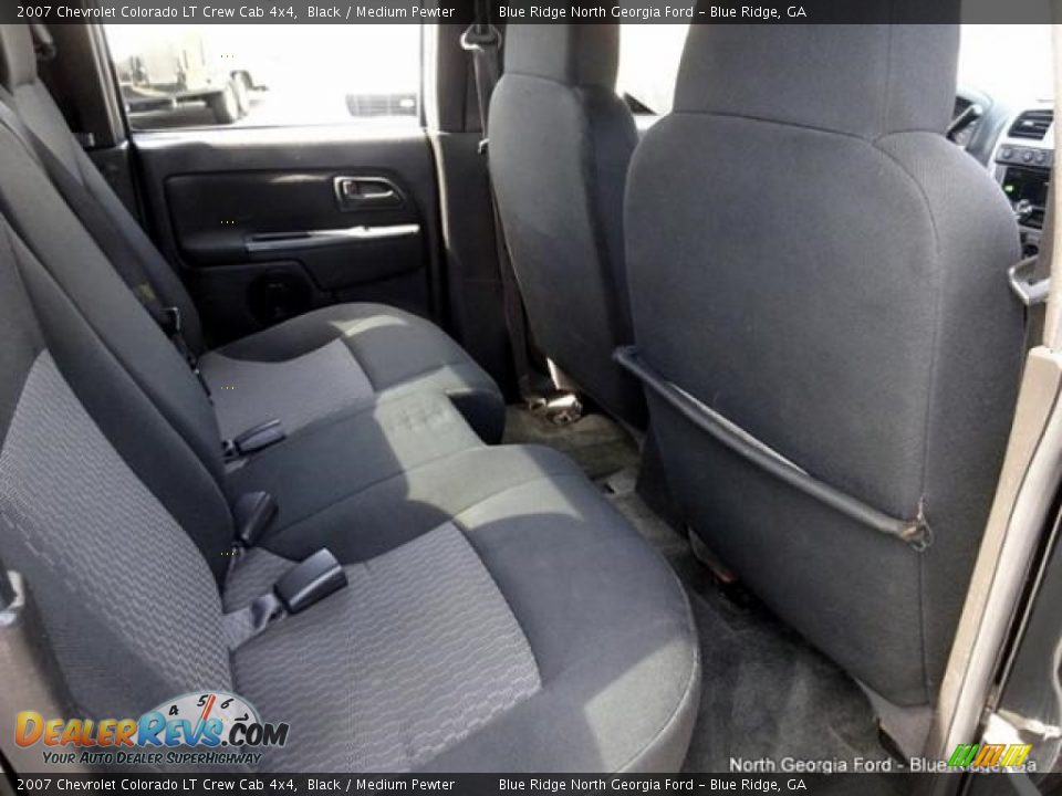 2007 Chevrolet Colorado LT Crew Cab 4x4 Black / Medium Pewter Photo #32