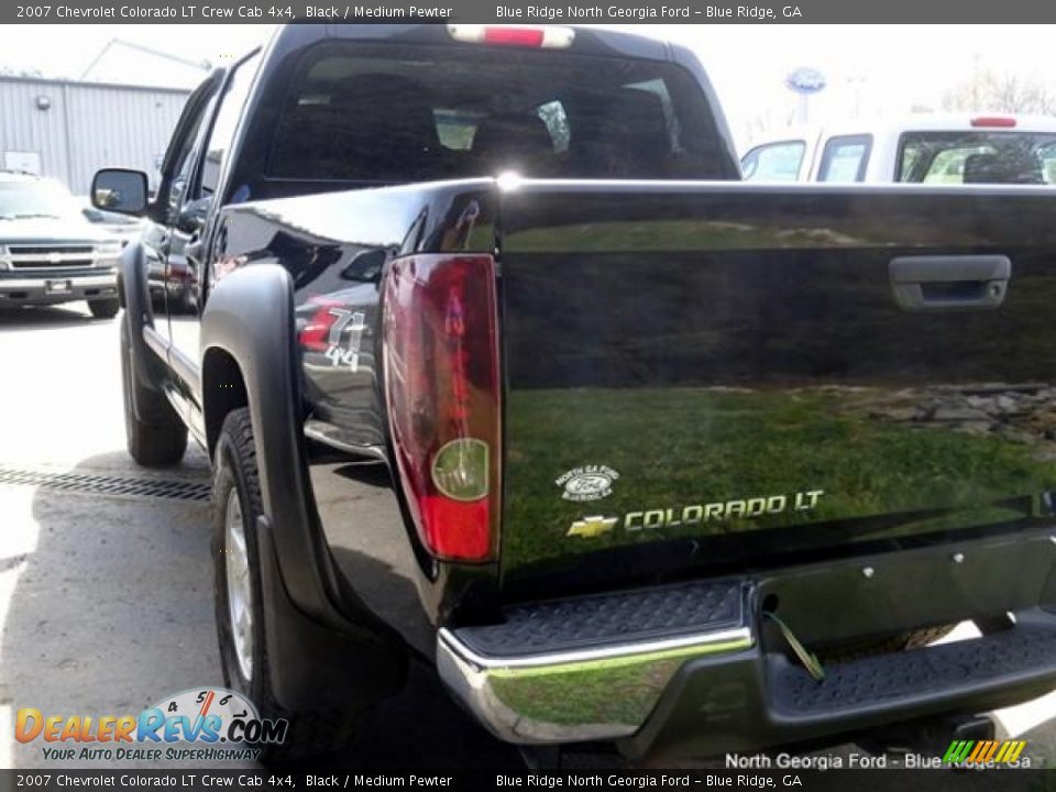 2007 Chevrolet Colorado LT Crew Cab 4x4 Black / Medium Pewter Photo #36