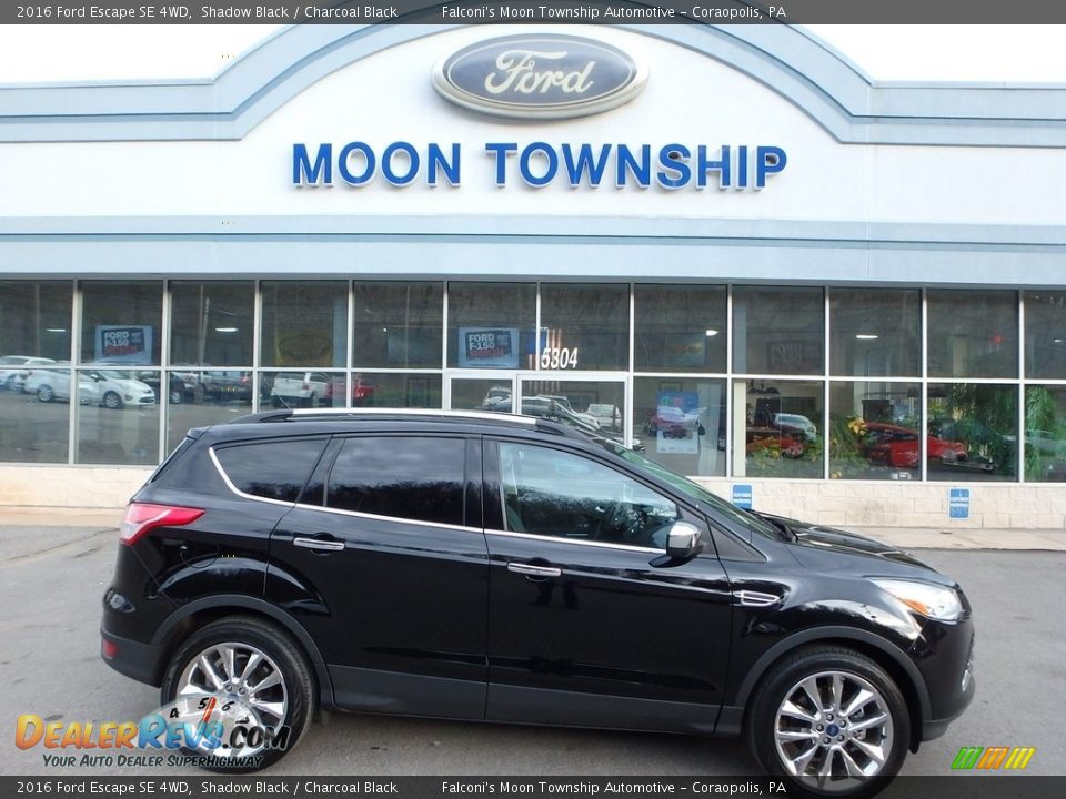 2016 Ford Escape SE 4WD Shadow Black / Charcoal Black Photo #1