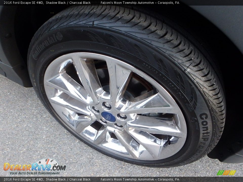 2016 Ford Escape SE 4WD Shadow Black / Charcoal Black Photo #4
