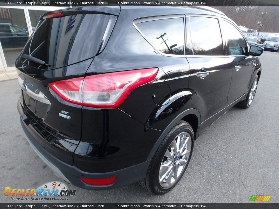 2016 Ford Escape SE 4WD Shadow Black / Charcoal Black Photo #5