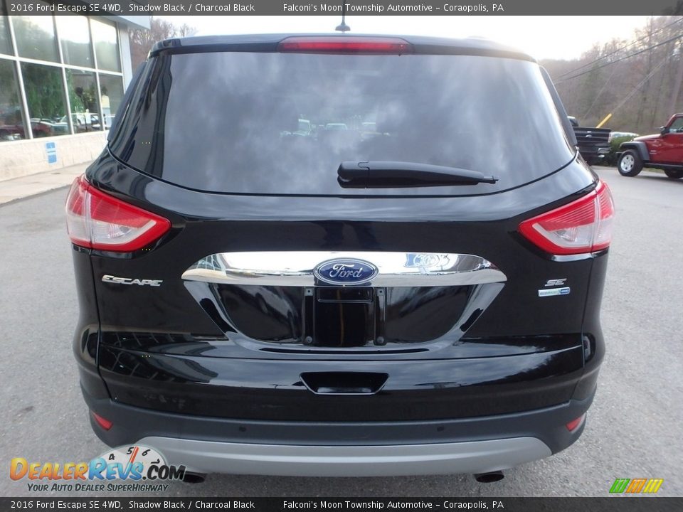 2016 Ford Escape SE 4WD Shadow Black / Charcoal Black Photo #6