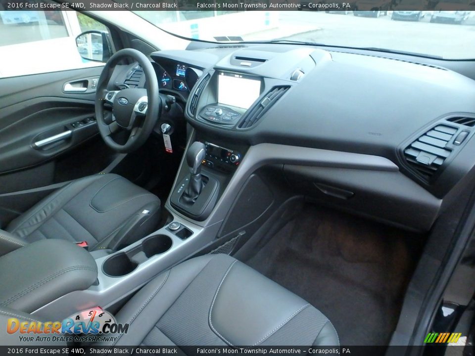 2016 Ford Escape SE 4WD Shadow Black / Charcoal Black Photo #12