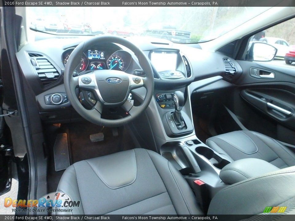 2016 Ford Escape SE 4WD Shadow Black / Charcoal Black Photo #17