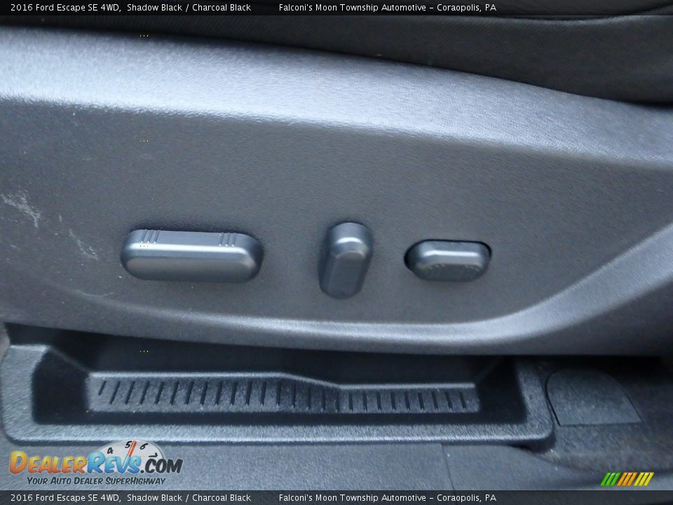 2016 Ford Escape SE 4WD Shadow Black / Charcoal Black Photo #19