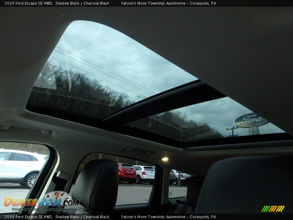2016 Ford Escape SE 4WD Shadow Black / Charcoal Black Photo #20