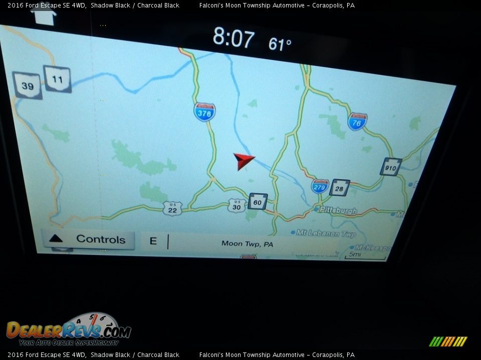 2016 Ford Escape SE 4WD Shadow Black / Charcoal Black Photo #21