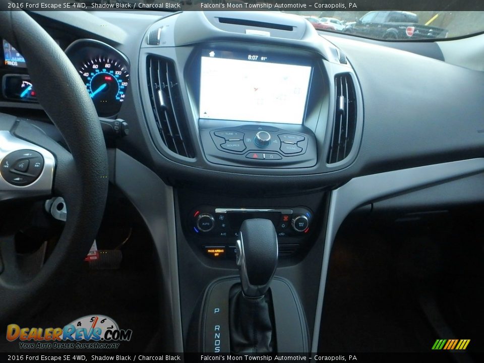 2016 Ford Escape SE 4WD Shadow Black / Charcoal Black Photo #22