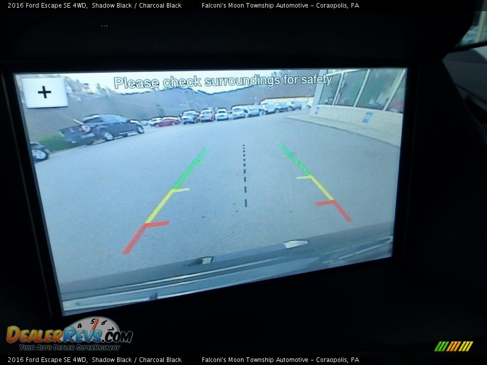 2016 Ford Escape SE 4WD Shadow Black / Charcoal Black Photo #25