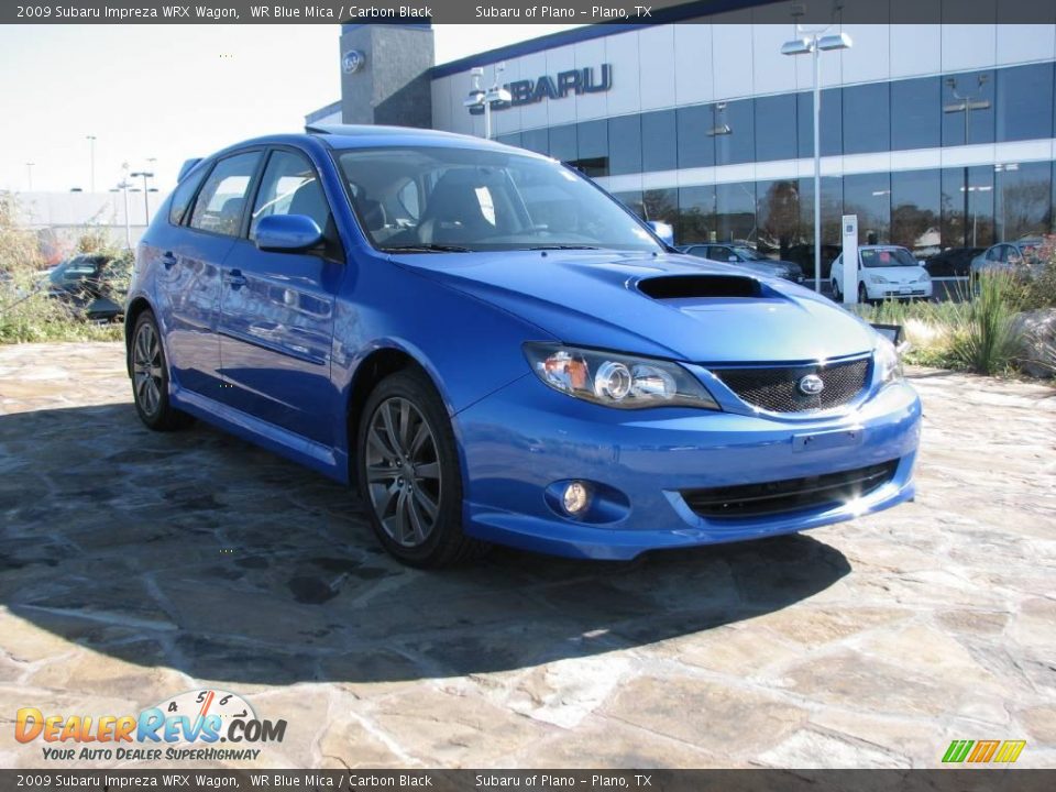 2009 Subaru Impreza WRX Wagon WR Blue Mica / Carbon Black Photo #1