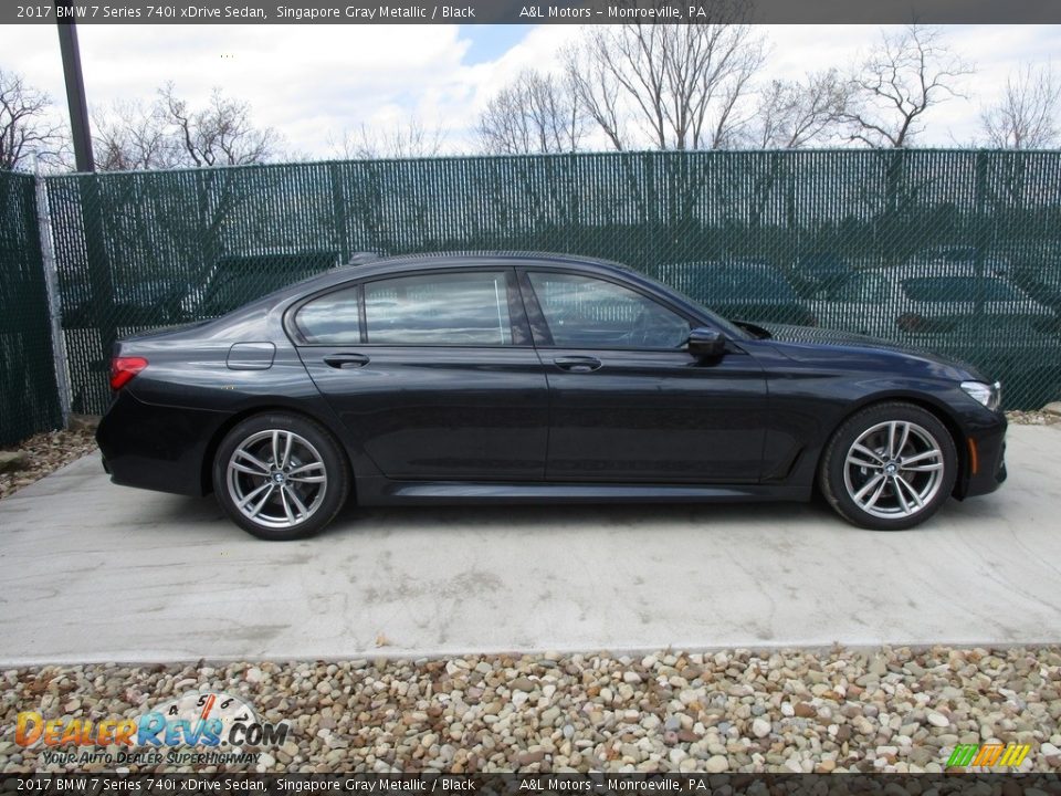 2017 BMW 7 Series 740i xDrive Sedan Singapore Gray Metallic / Black Photo #2
