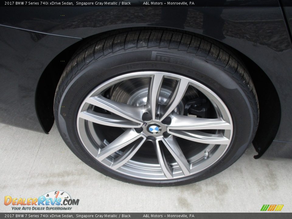 2017 BMW 7 Series 740i xDrive Sedan Singapore Gray Metallic / Black Photo #3