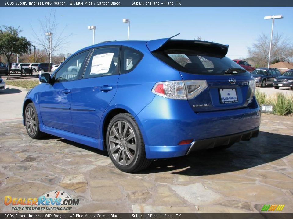 2009 Subaru Impreza WRX Wagon WR Blue Mica / Carbon Black Photo #3
