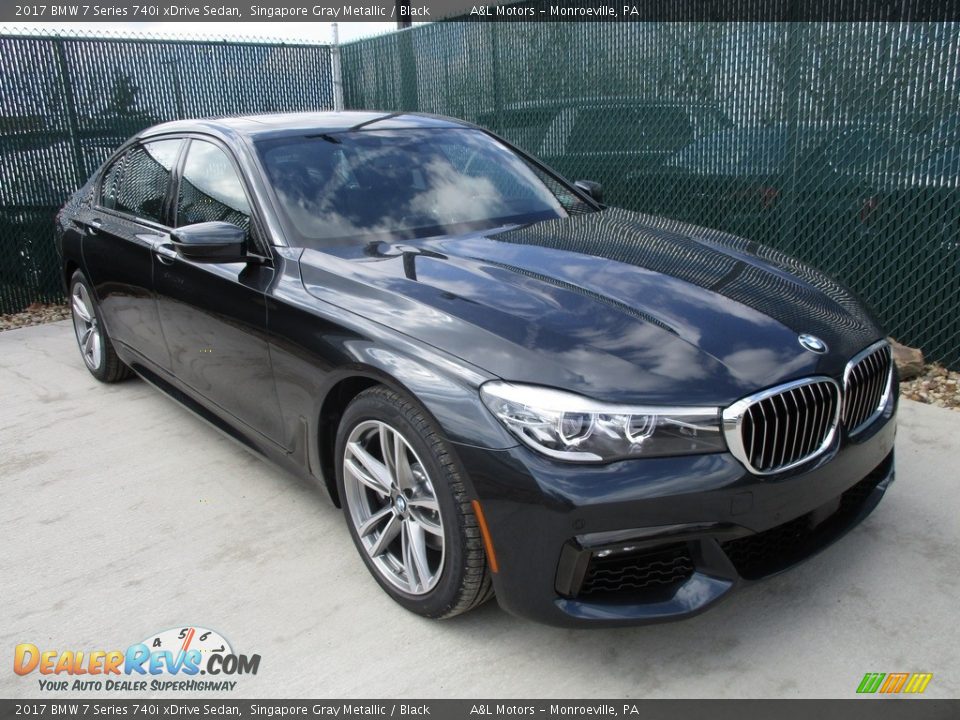 2017 BMW 7 Series 740i xDrive Sedan Singapore Gray Metallic / Black Photo #5