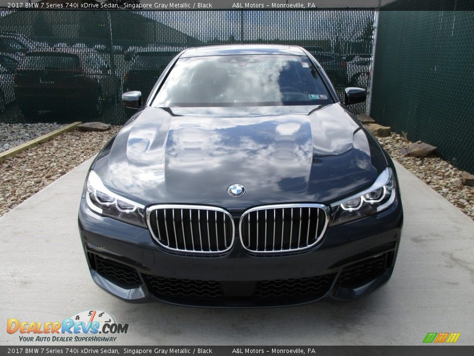 2017 BMW 7 Series 740i xDrive Sedan Singapore Gray Metallic / Black Photo #6