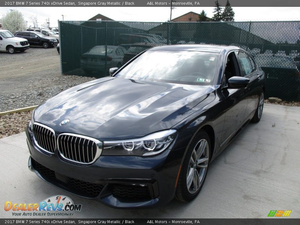 2017 BMW 7 Series 740i xDrive Sedan Singapore Gray Metallic / Black Photo #7