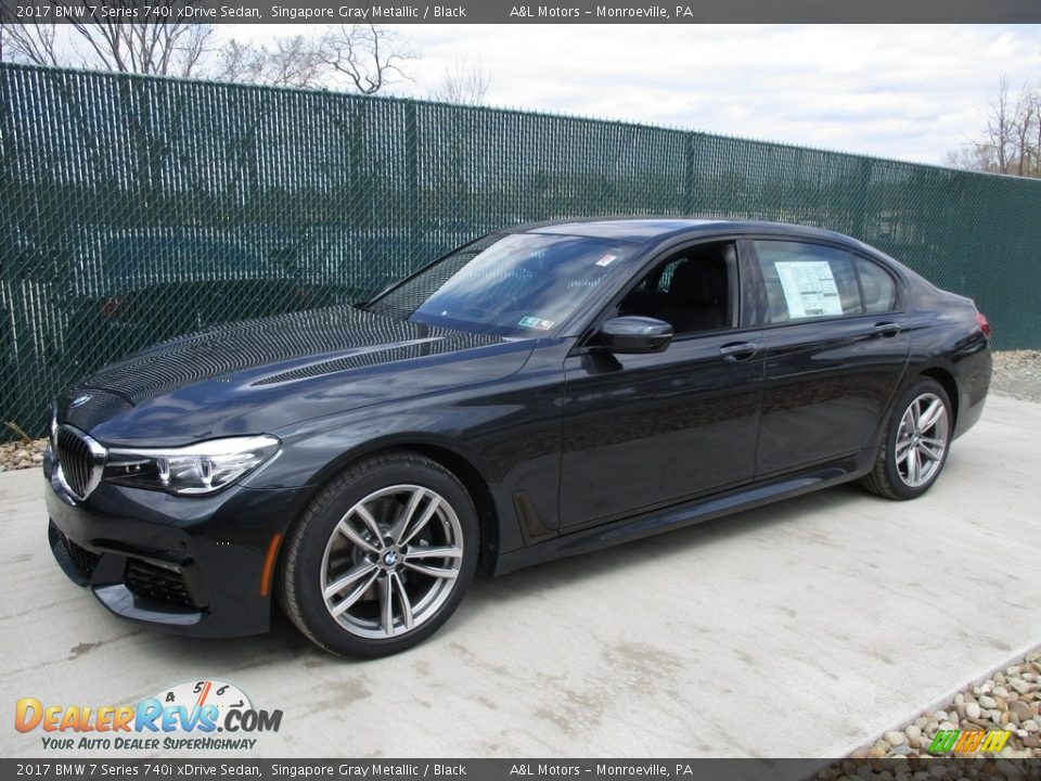 2017 BMW 7 Series 740i xDrive Sedan Singapore Gray Metallic / Black Photo #8