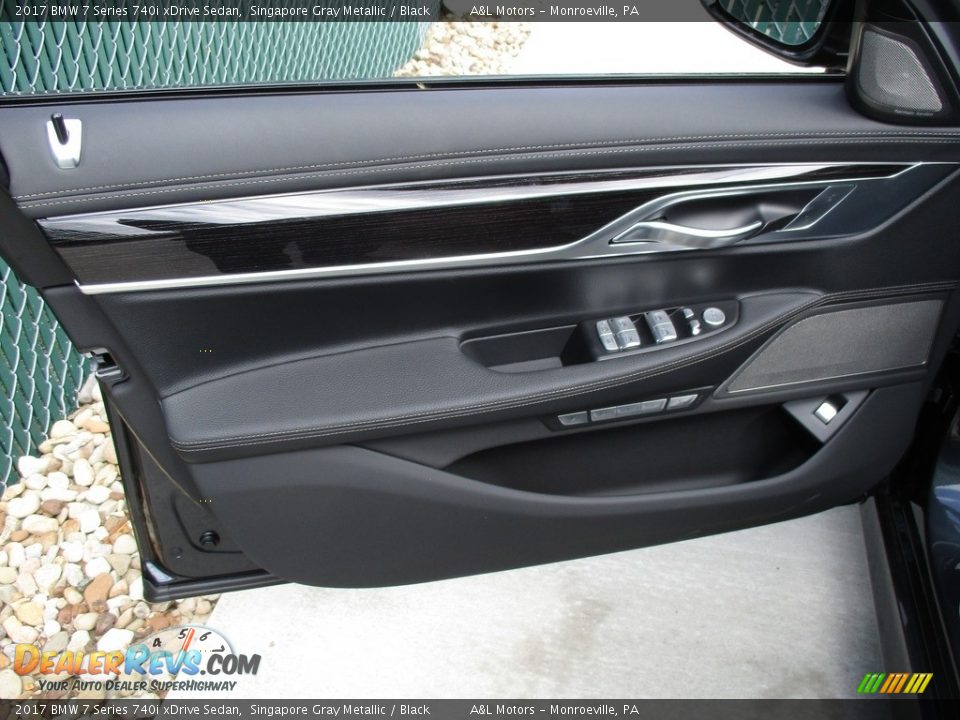 2017 BMW 7 Series 740i xDrive Sedan Singapore Gray Metallic / Black Photo #11