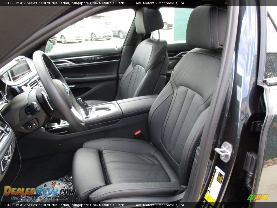 2017 BMW 7 Series 740i xDrive Sedan Singapore Gray Metallic / Black Photo #13