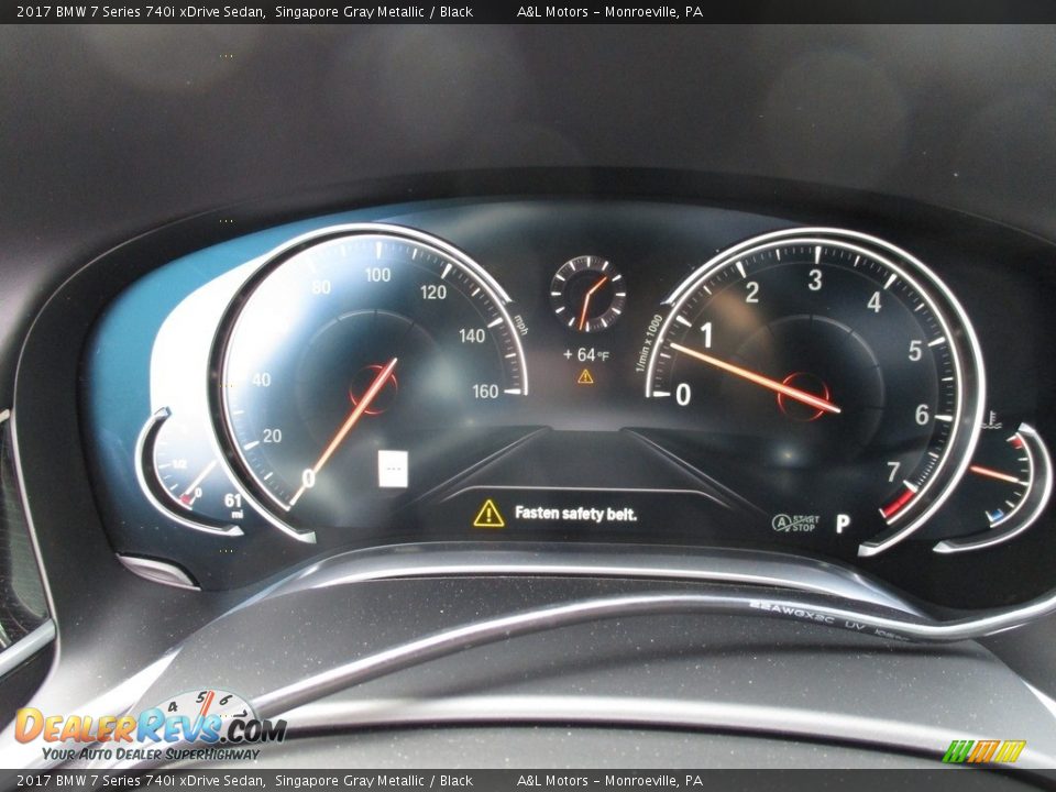 2017 BMW 7 Series 740i xDrive Sedan Singapore Gray Metallic / Black Photo #20