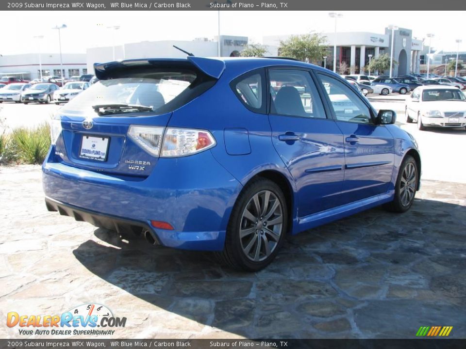 2009 Subaru Impreza WRX Wagon WR Blue Mica / Carbon Black Photo #4