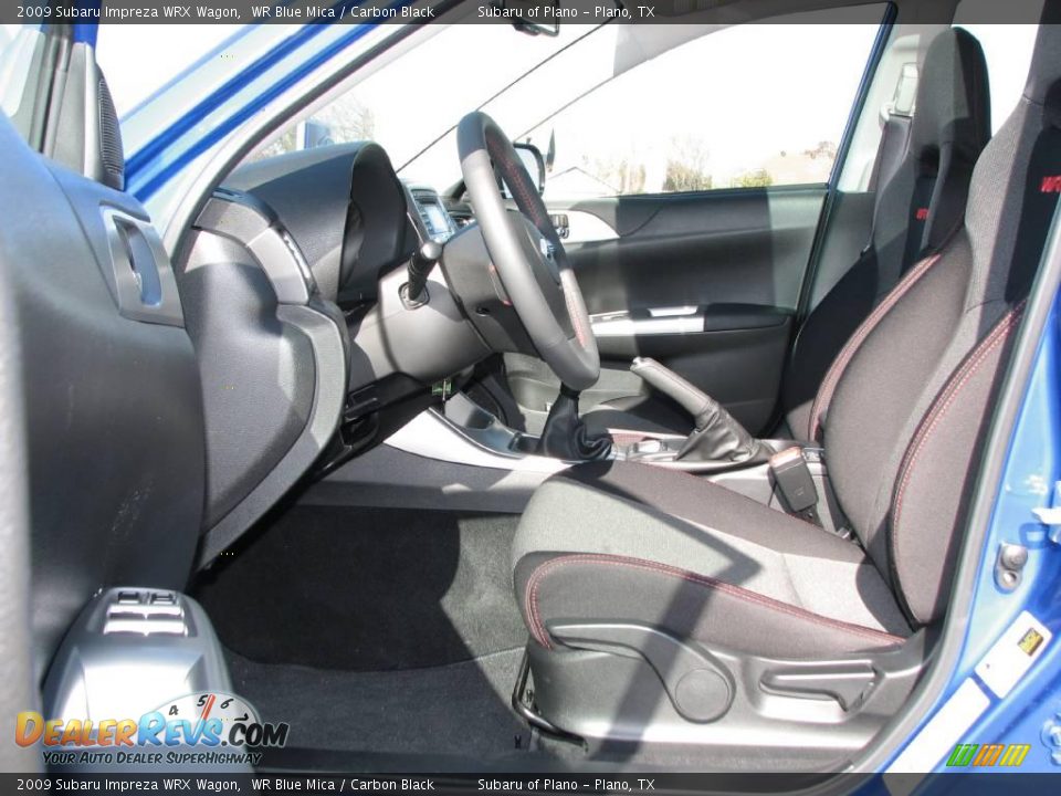 2009 Subaru Impreza WRX Wagon WR Blue Mica / Carbon Black Photo #5