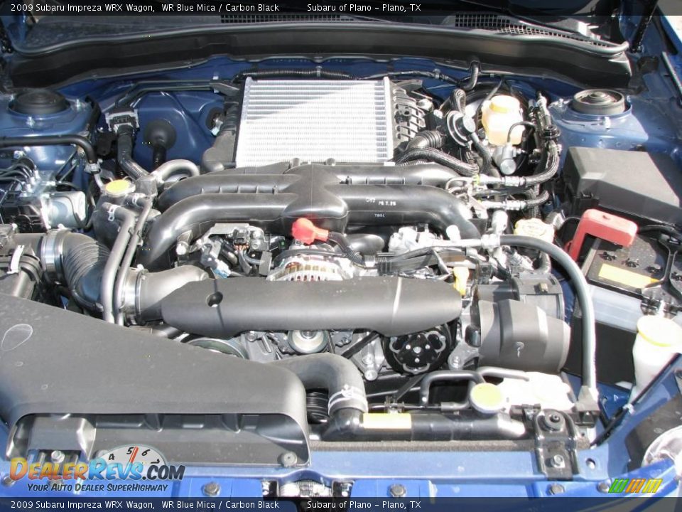 2009 Subaru Impreza WRX Wagon WR Blue Mica / Carbon Black Photo #8