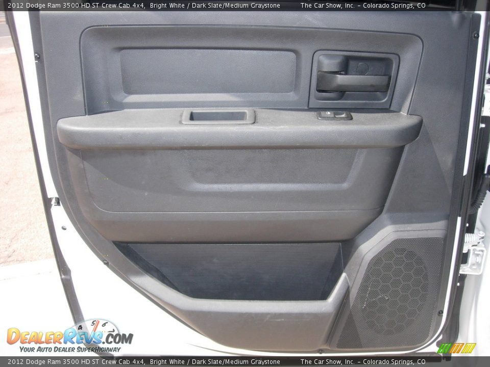 2012 Dodge Ram 3500 HD ST Crew Cab 4x4 Bright White / Dark Slate/Medium Graystone Photo #13